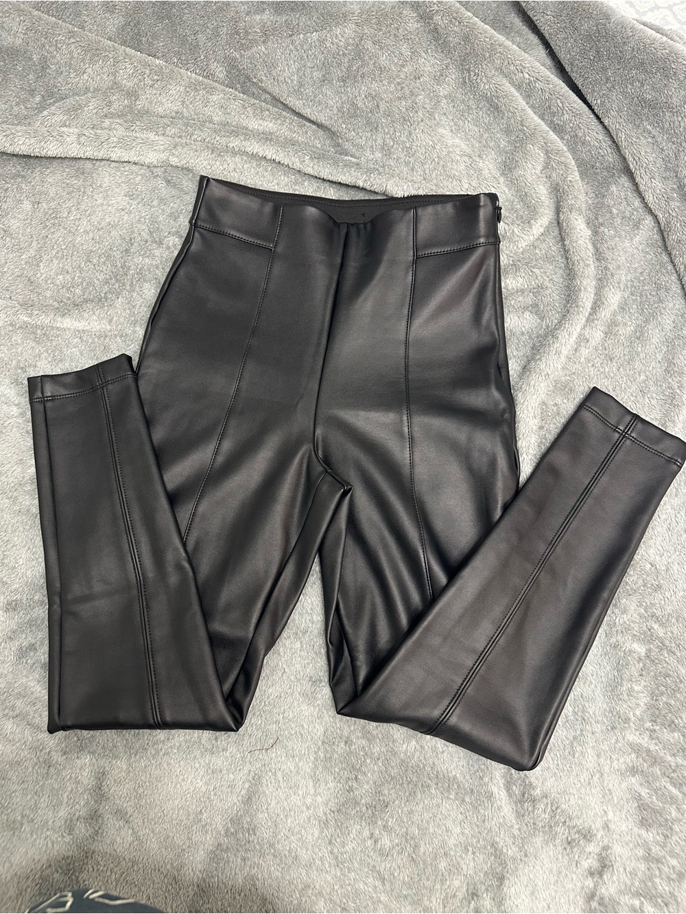 Banana Republic Black Faux Leather Leggings